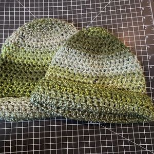 Men’s Crochet Hats - Green